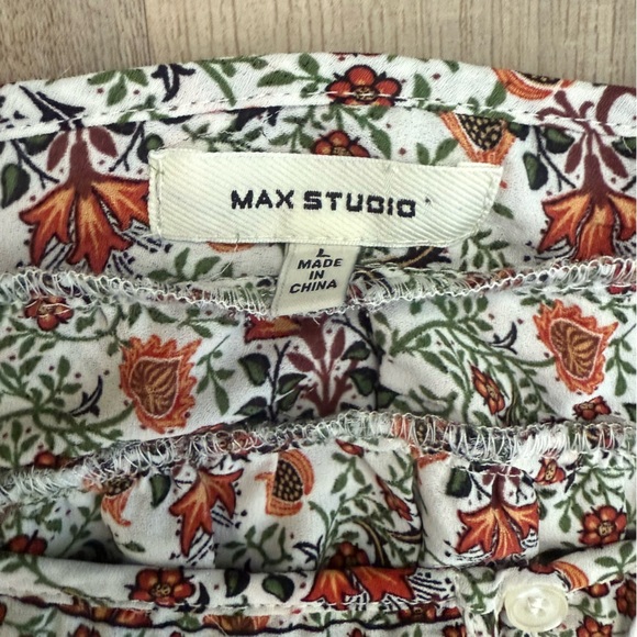 Max Studio Boho Indie Coastal Cowgirl Fairycore Women’s Blouse - Picture 2 of 10